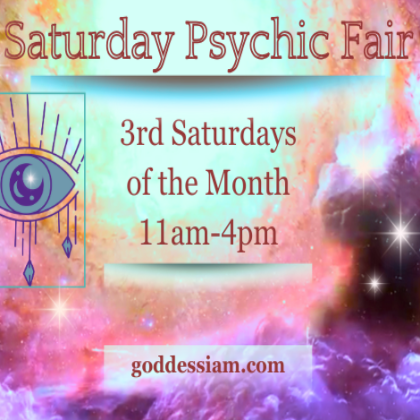 Psychic Fair, Saturday May 18th from 11am-4pm
