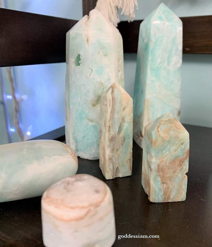 Caribbean Calcite Large Tower Special Order