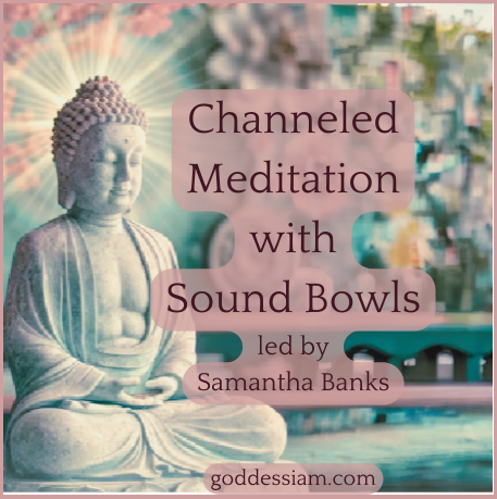 Channeled Meditation with Sound Bowls,  Every Other Wednesday at 6pm May 8th