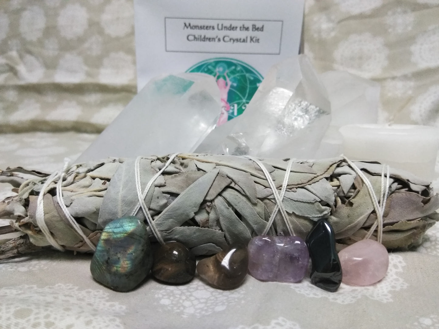 Monsters Under the Bed Crystal Kit for Children - Goddess I AM