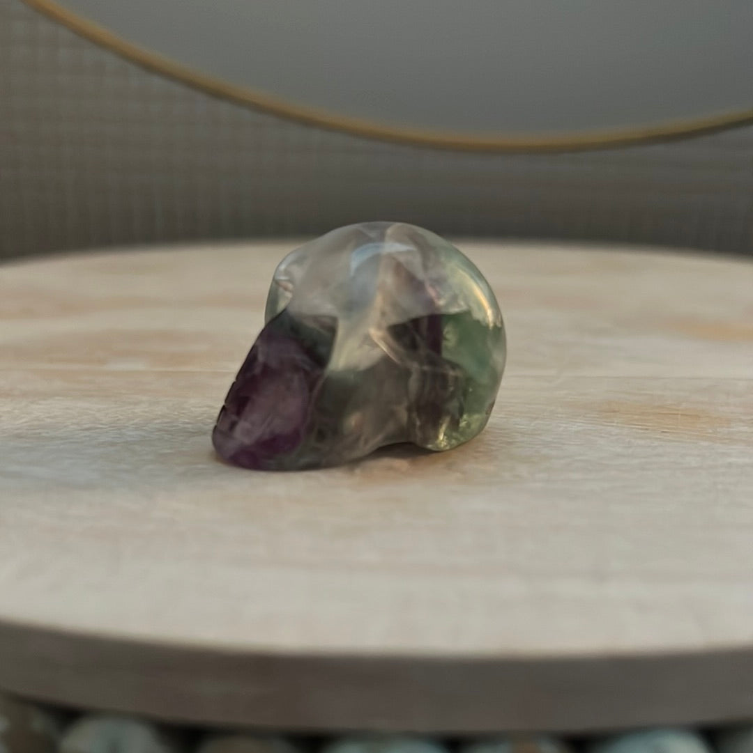 
                  
                    Fluorite Skull
                  
                